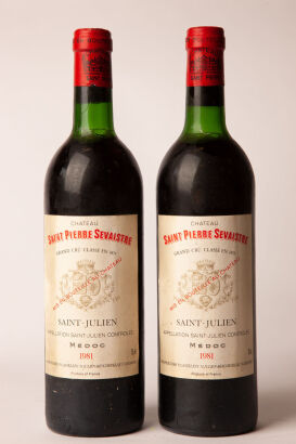 (2) 1981 Chateau Saint Pierre Sevaistre, St Julien