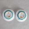 A Pair of 18th Century Chinese Doucai 'Dragon' Saucers (hallmarks) - 3