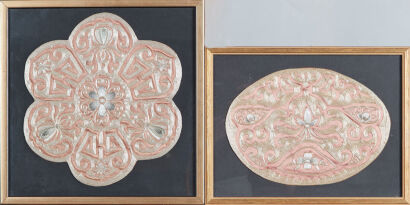 Two 19th Century Chinese Embroideries