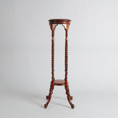 A Wooden Plant Stand