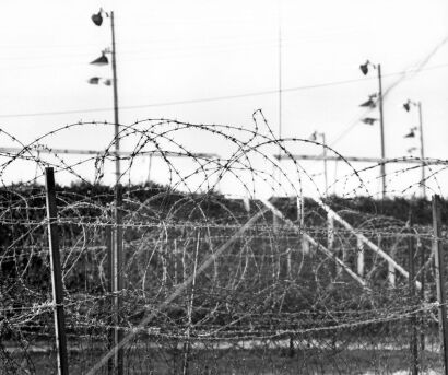 Security fences were installed outside all major rugby grounds to keep protesters from disrupting matches