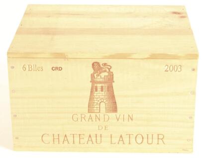 (6) 2003 Chateau Latour, Pauillac (OWC)