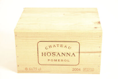 (6) 2004 Chateau Hosanna, Pomerol (OWC)