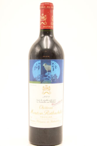 (1) 2008 Chateau Mouton Rothschild, Pauillac [JR17.5] [RP95] [WE96]