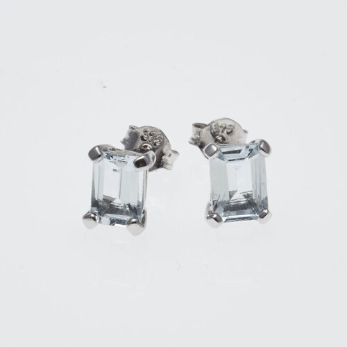 9ct Aquamarine Stud Earrings