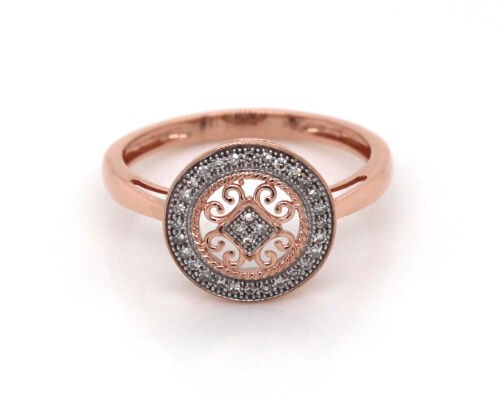 9ct Rose Gold Circle of Life Diamond Ring