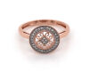 9ct Rose Gold Circle of Life Diamond Ring