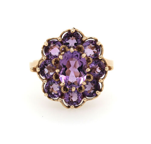 9ct Amethyst Ring