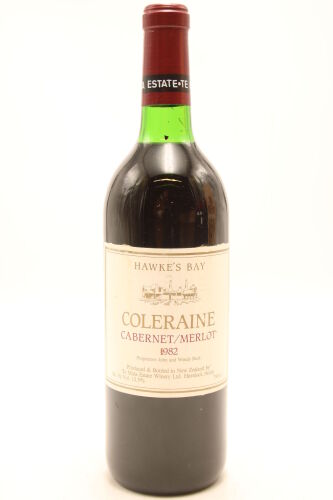 (1) 1982 Te Mata Estate Coleraine, Hawke's Bay