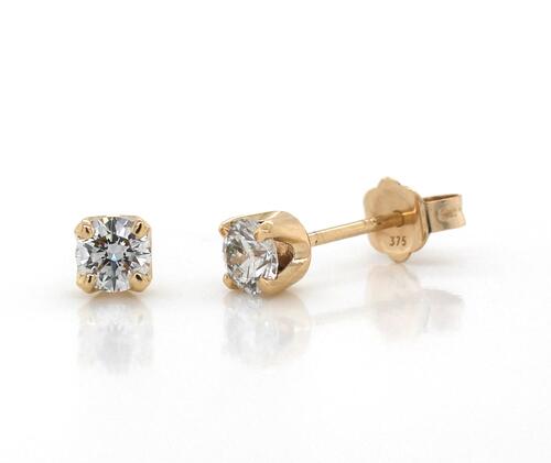 9ct Diamond Studs