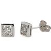 9ct White Gold Diamond Studs