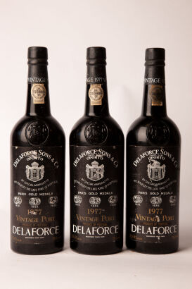 (3) 1977 Delaforce Vintage Port, Oporto