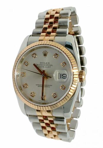 Rolex Datejust 36 Steel and 18ct Everose Watch