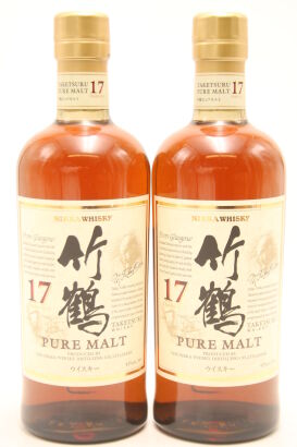 (2) Taketsuru 17 Year Old Pure Malt, 43% ABV