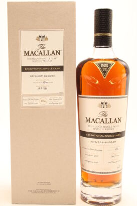 (1) The MaCallan Exceptional Single Cask 2019/ASP-6355/04 , 50.8% ABV
