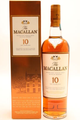 (1) The Macallan Sherry Oak 10 Year Old Single Malt Scotch Whisky, 40% ABV