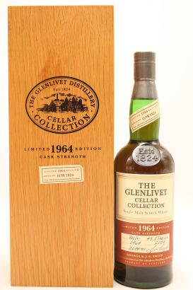 (1) The Glenlivet Cellar Collection 1964 Cask Strength Single Malt Scotch Whisky, 45.1% ABV