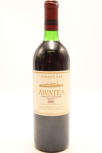 (1) 1986 Te Mata Estate Awatea Cabernet Merlot, Hawke's Bay