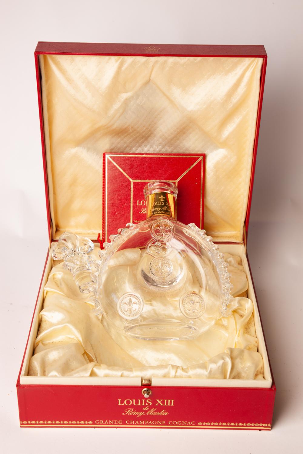 Remy Martin Louis XIII Cognac Baccarat Crystal Decanter Empty