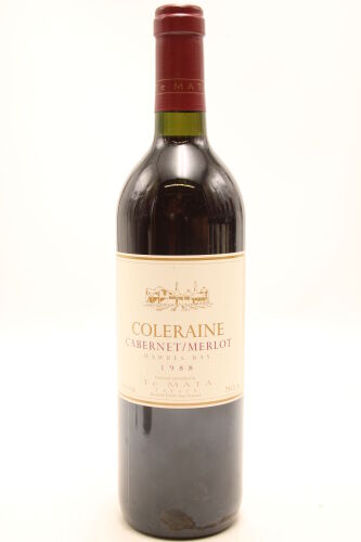 (1) 1988 Te Mata Estate Coleraine, Hawke's Bay