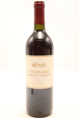 (1) 1988 Te Mata Estate Coleraine, Hawke's Bay