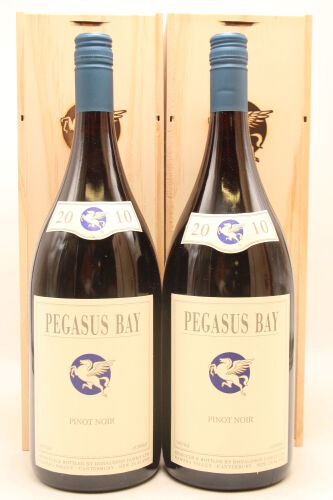 (2) 2010 Pegasus Bay Pinot Noir, Waipara Valley, 1500ml [JR17]