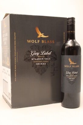 (6) 2017 Wolf Blass Grey Label Shiraz, McLaren Vale