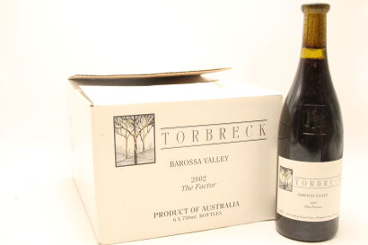 (6) 2002 Torbreck The Factor Shiraz, Barossa Valley [JR18] [RP99]