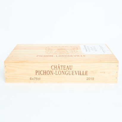 (6) 2010 Chateau Pichon-Longueville au Baron de Pichon-Longueville, Pauillac [JR18.5] [RP96] [WS95] (OWC)