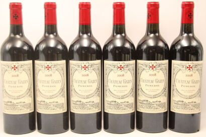 (6) 2008 Chateau Gazin Pomerol