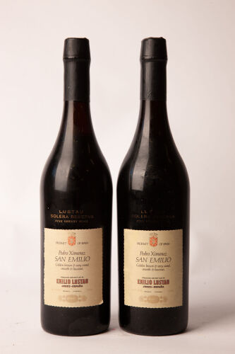 (2) Lustau Pedro Ximenez San Emilio Sherry c1980s