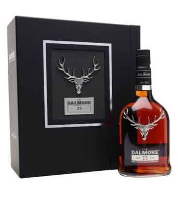 (1) Dalmore 25 Year Old Highland Single Malt Scotch Whisky, 42% ABV, 700ml (GB)