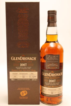 (1) 2007 Glendronach Pedro Ximenez Puncheon Single Cask 12 Year Old Single Malt Scotch Whisky, 70cl, 60.9% alc.