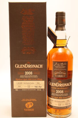 (1) 2008 Glendronach Pedro Ximenez Puncheon Single Cask 12 Year Old Single Malt Scotch Whisky, 70cl, 59.4% alc.