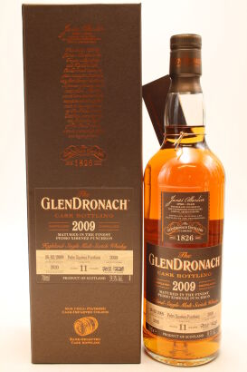 (1) 2009 Glendronach Pedro Ximenez Puncheon Single Cask 11 Year Old Single Malt Scotch Whisky, 70cl, 59.3% alc.