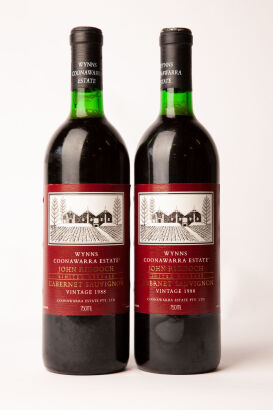 (2) 1988 Wynns John Riddoch Cabernet Sauvignon, Coonawarra