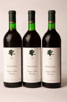 (3) 1988 Vasse Felix Hermitage, Margaret River