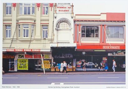 ROBIN MORRISON Norman Ng Building, Karangahape Road, Auckland