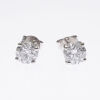 18ct White Gold 2.0ct Total Diamond Stud Earrings