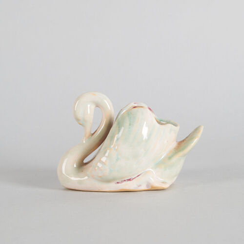 A Crown Lynn Trickle Glaze Swan