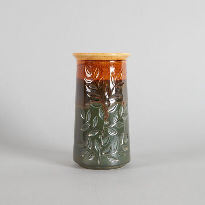 A Crown Lynn 'Greenstone Ceramica' Vase