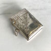 A Small Silver Engraved Matches Case