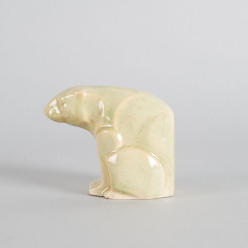 A Crown Lynn Polar Bear Bookend