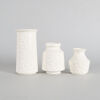 A Trio of Graduating Crown Lynn 'Greenstone Ceramica' Vases