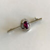 18ct Ruby and Diamond Brooch