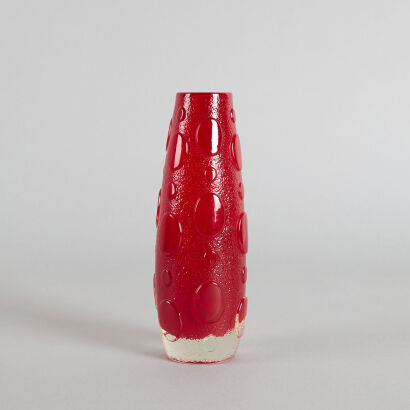 A Scandinavian Art Glass Vase