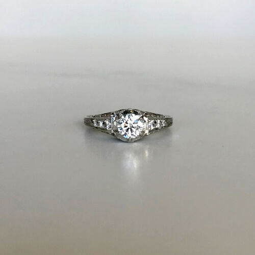 14ct Ornate Diamond Ring