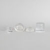 A Collection of Four Scandinavian Glass Paperweights