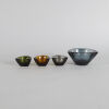 A Set of Four Art Glass Bowls