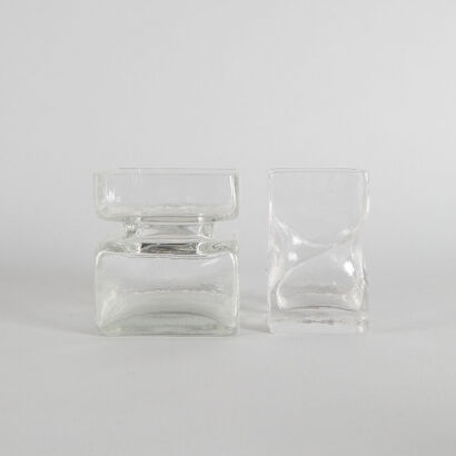 Two Scandinavian Glass Vases